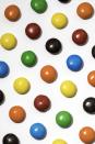 <p><strong><em>How many colors of M&Ms are there in a normal bag?</em></strong></p><p><strong>Answer:</strong> Six. The colors in a regular bag of M&Ms are red, orange, yellow, green, blue, and brown. In 1995, consumers were asked to vote on what color they wanted to replace the original tan M&Ms. Blue won and was introduced later that same year.</p>