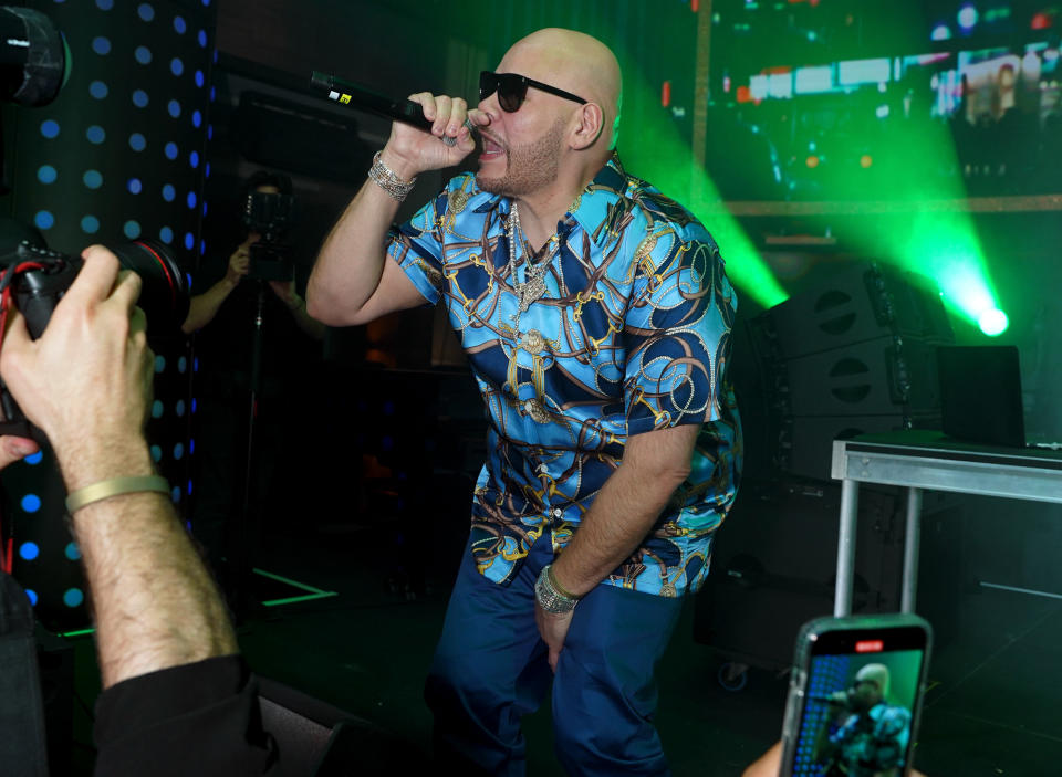<p>Fat Joe performs at the grand opening party for the Hard Rock Hotel in N.Y.C. on May 12. </p>