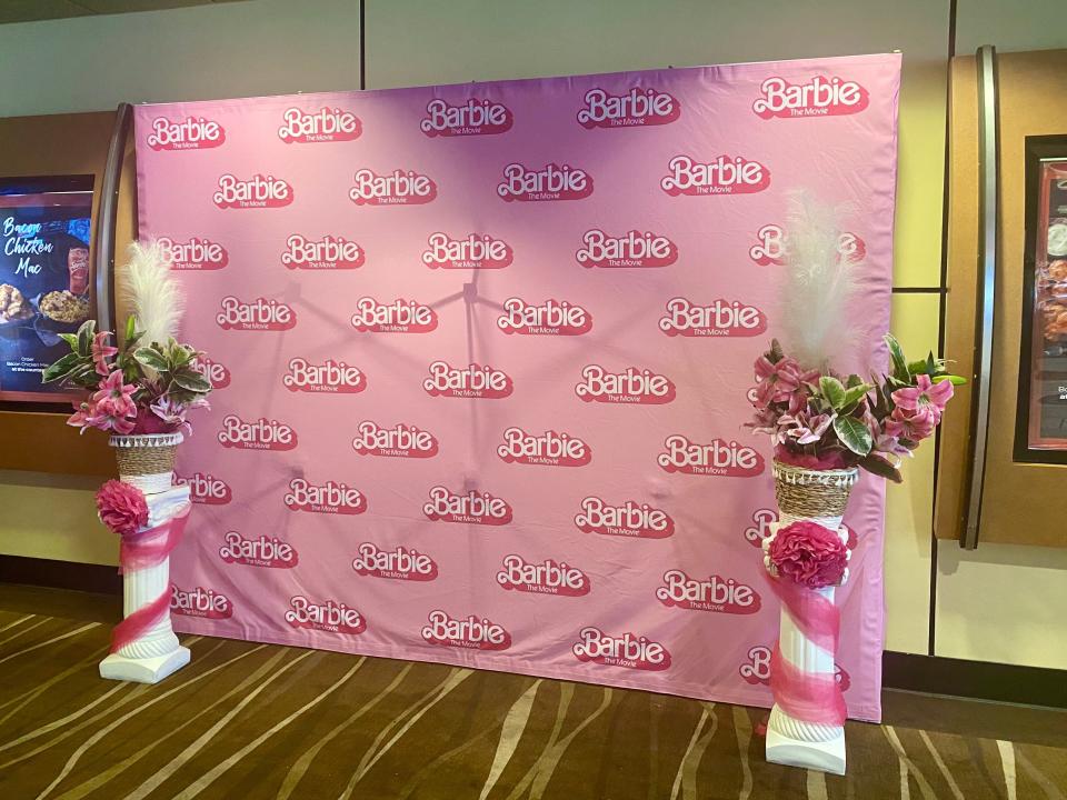 'Barbie' movie photo backdrop