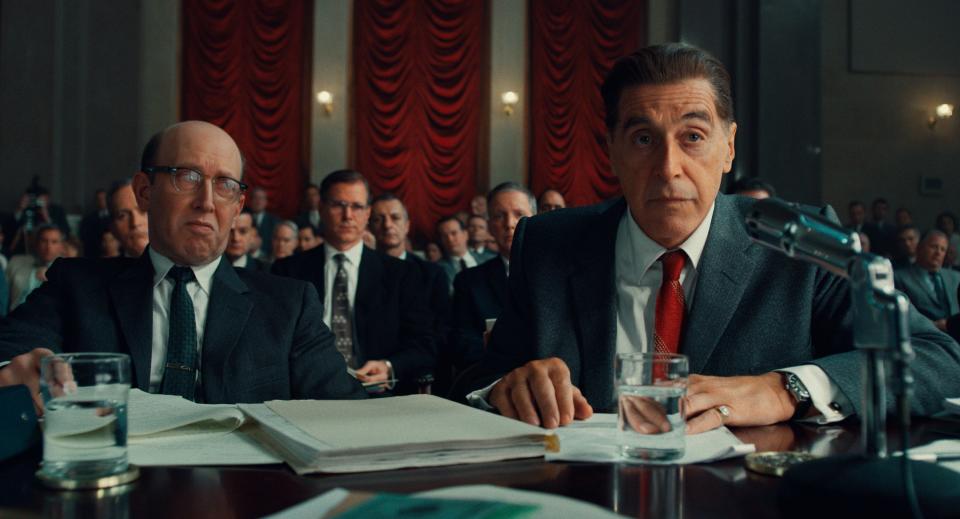 Al Pacino plays Jimmy Hoffa in "The Irishman."