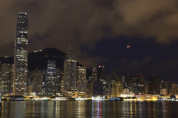 Hong Kong Lunar Eclipse