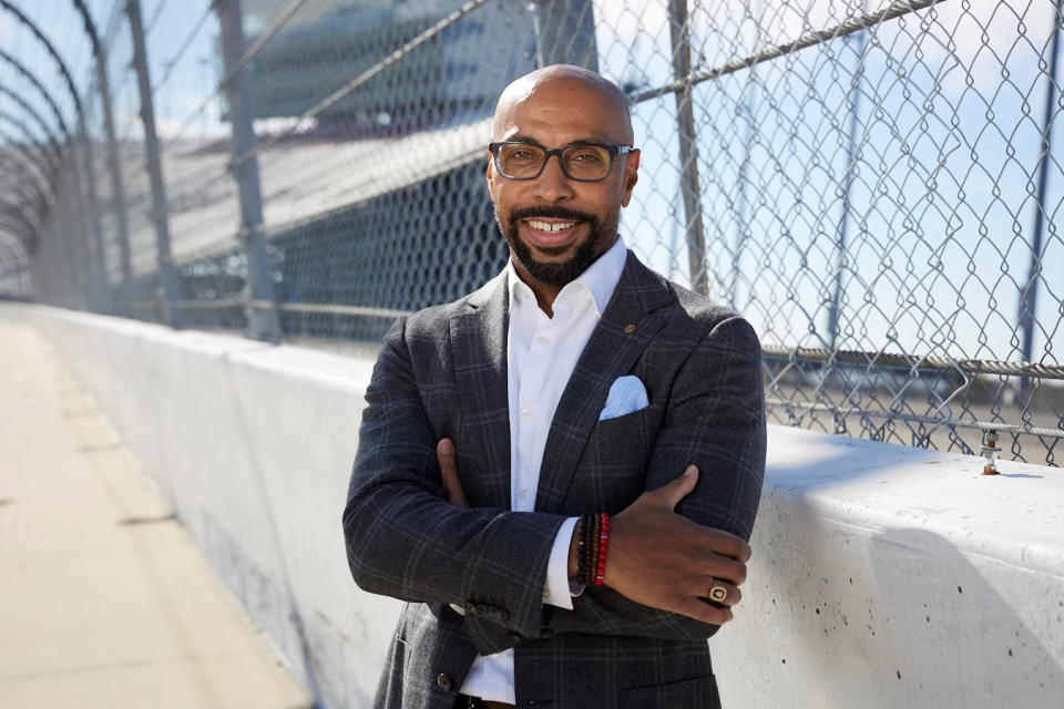 Erik A. Moses, the first Black president of any NASCAR track, understands the significance of seeing Black representation in the NASCAR community. (Jon Morgan Photography)
