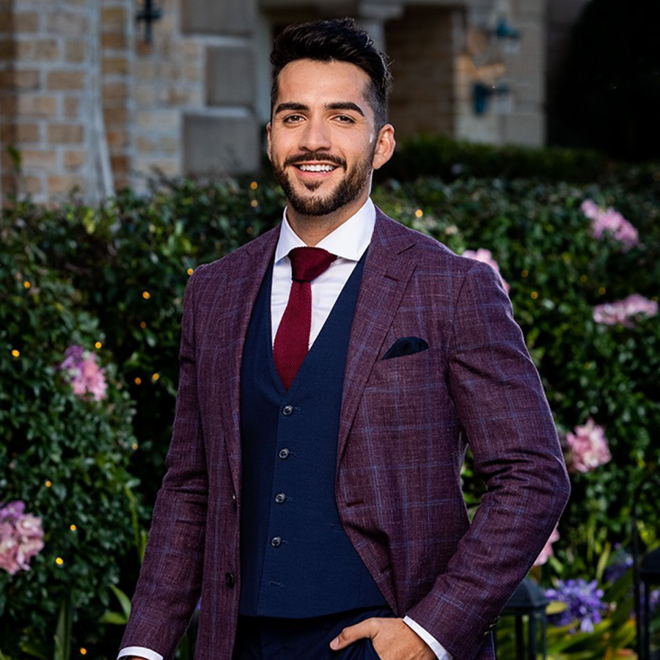 Bachelorette star Darvid Garayeli.