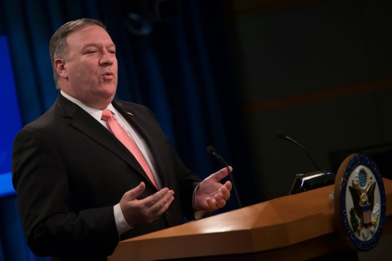 Top US diplomat Mike Pompeo has previously said the killing of Jamal Khashoggi "violates the norms of international law"