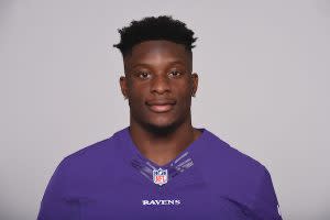 This is a 2016 photo of Patrick Onwuasor of the Baltimore Ravens NFL football team. This image reflects the Baltimore Ravens active roster as of Thursday, May 5, 2016 when this image was taken. (AP Photo)