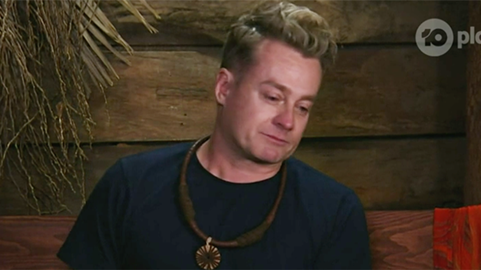 Grant Denyer cries I'm a Celeb Peter Brock motorcross sport