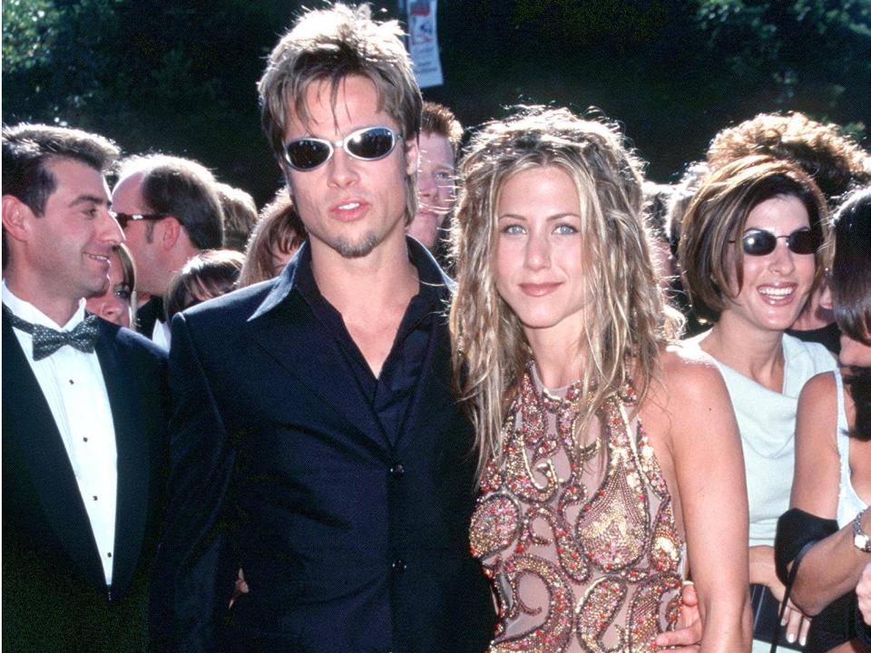 Brad Pitt and Jennifer Aniston at the 51st Annual primetime Emmy Awards