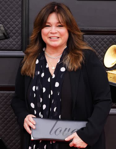 <p>Jeff Kravitz/FilmMagic</p> Valerie Bertinelli attends the 64th Annual GRAMMY Awards on April 03, 2022 in Las Vegas, Nevada.