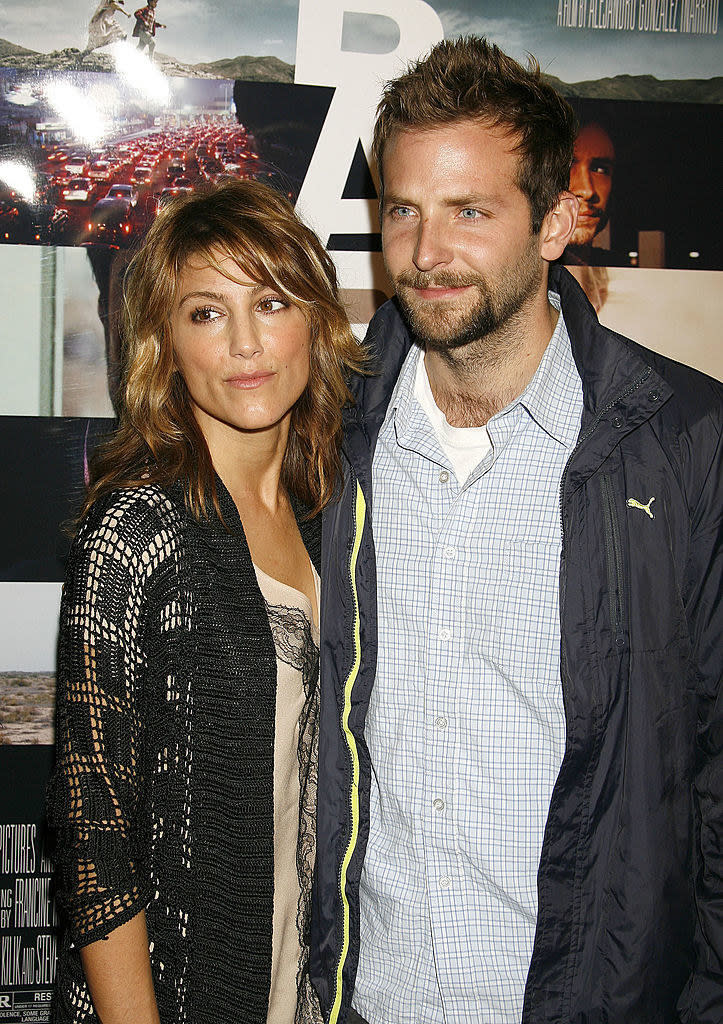 Jennifer Esposito and Bradley Cooper