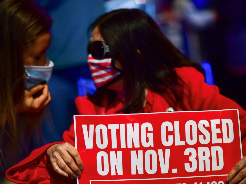 trump supporter pennsylvania voting over