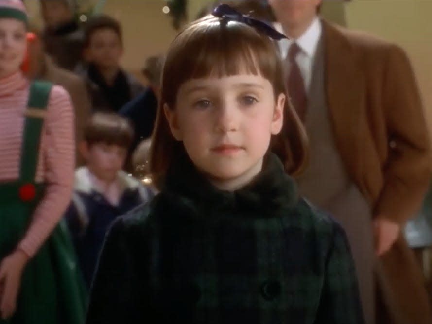 Mara Wilson as a child actor in "Miracle on 34th Street."