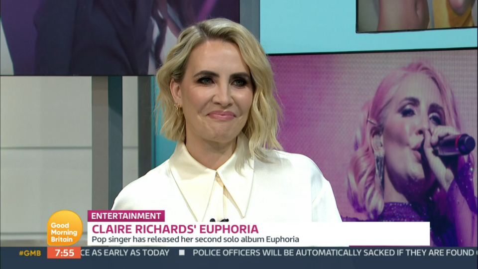 Claire Richards was once told to lose weight. (ITV screengrab)