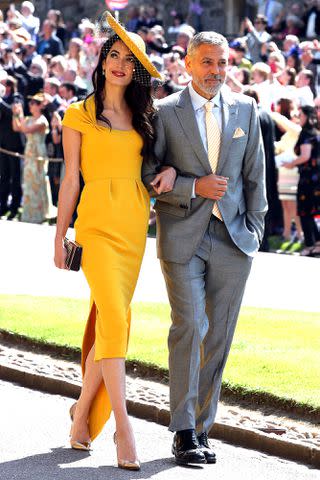 Chris Radburn - WPA Pool/Getty Images George and Amal Clooney at Windsor Castle