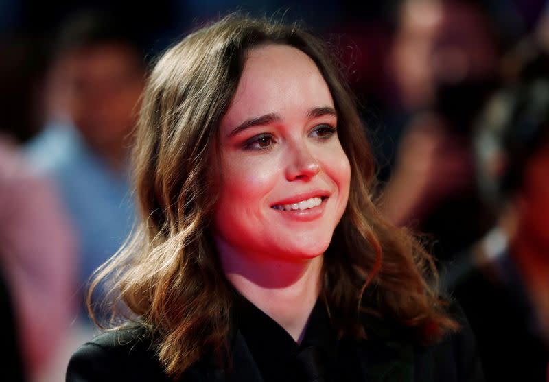 FILE PHOTO: Page arrives on the red carpet for the film "My Days of Mercy" during the Toronto International Film Festival in Toronto