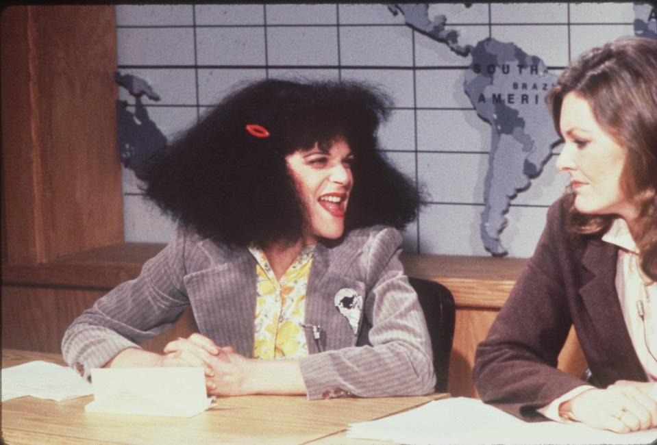 Gilda Radner as Roseanne Roseannadanna on "Saturday Night Live."