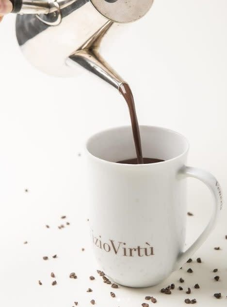 Vizio Virtù uses hot chocolate recipes from the 1800s