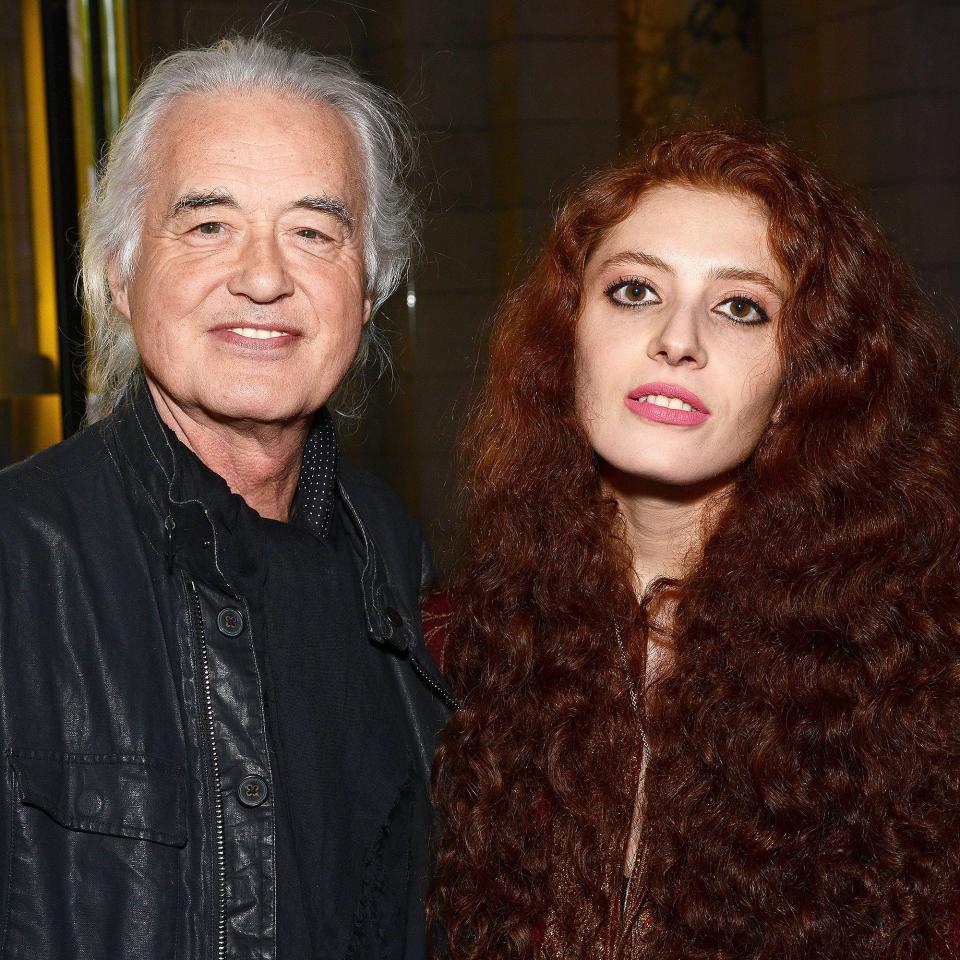 Jimmy Page & Scarlett Sabet