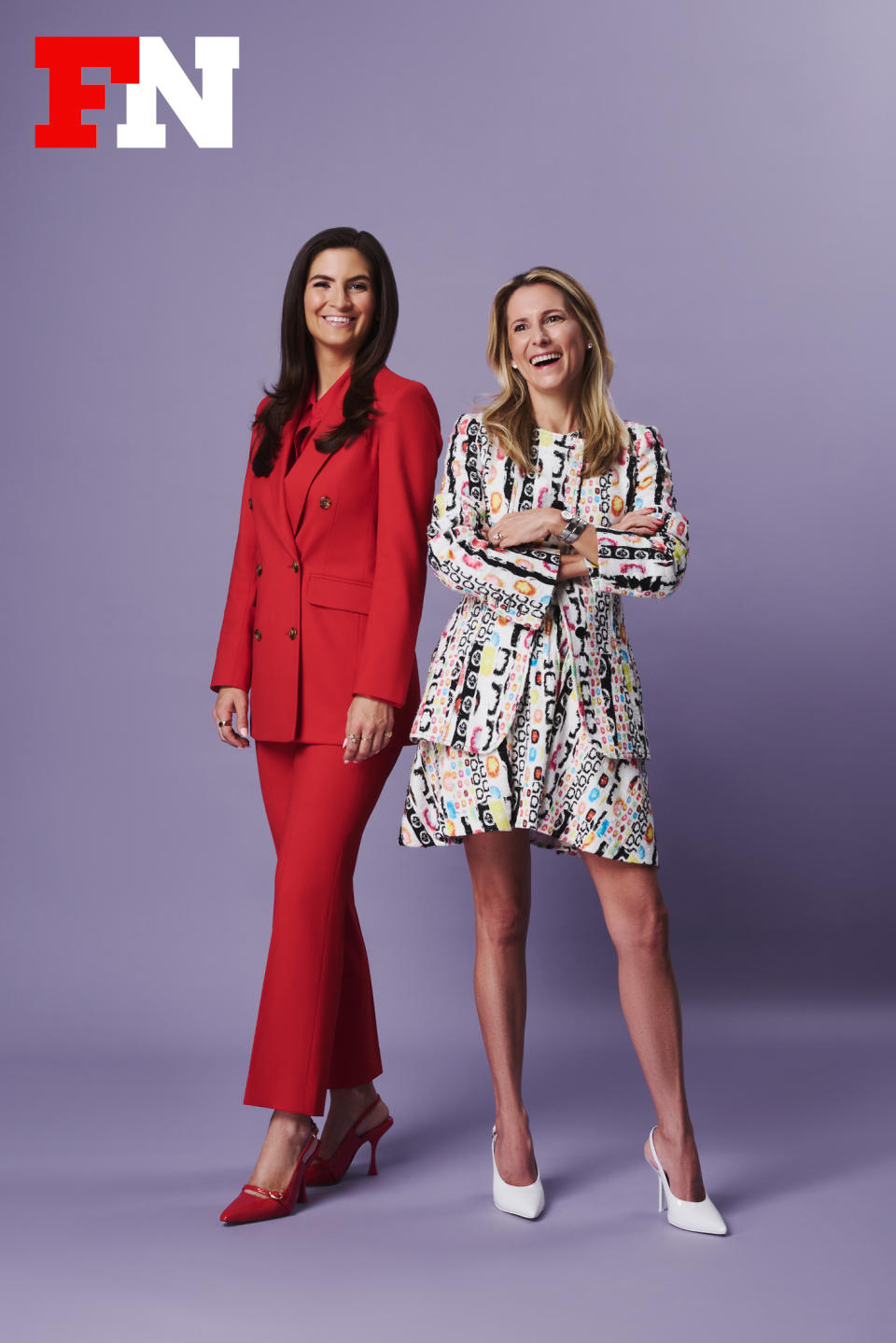 Kaitlan Collins and Marina Larroudé: The FN Cover Shoot