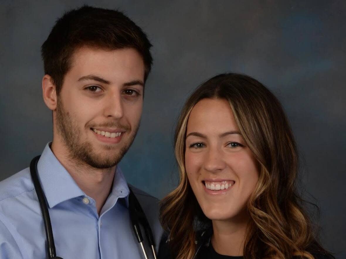 Dr. Geneviève Aubé and Dr. Justin Boissonnault, chose Edmundston as their place of practice because they like the community. (Patrick Photography Service - image credit)