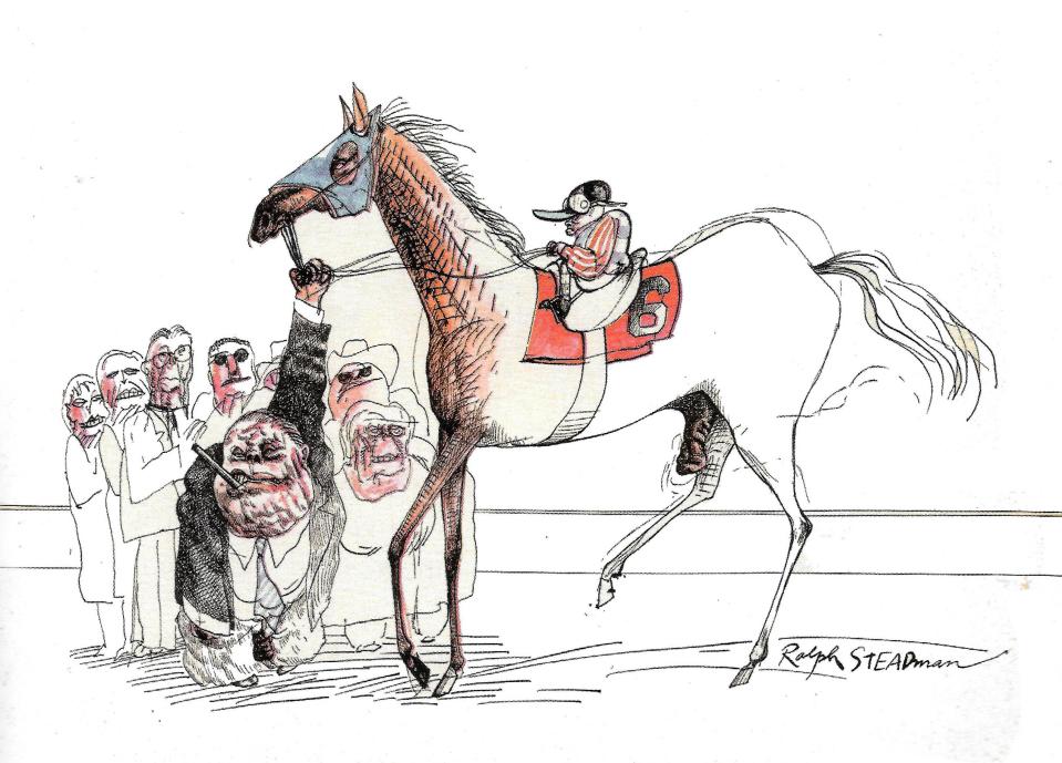 Ralph Steadman's "The Kentucky Derby is Decadent and Depraved" (1970)