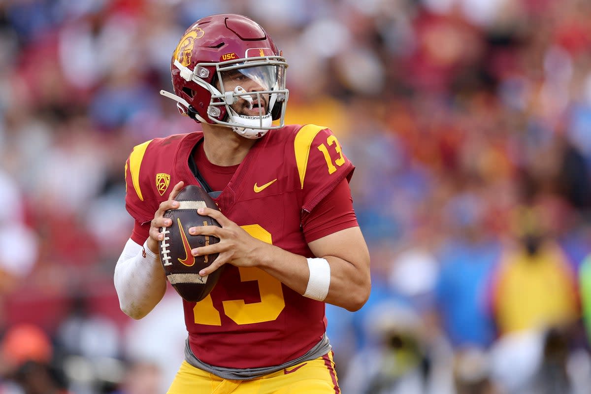 USC quarterback Caleb Williams is the presumed number one pick in the 2024 NFL Draft  (Getty Images)