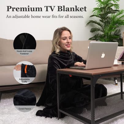 And there's 54% off this wearable blanket that means you won't have to sacrifice warmth for convenience.