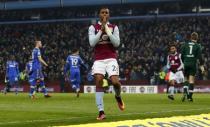 Britain Football Soccer - Aston Villa v Leeds United - Sky Bet Championship - Villa Park - 29/12/16 Aston Villa's Jonathan Kodjia looks dejected after missing a chance to score Mandatory Credit: Action Images / Jason Cairnduff Livepic