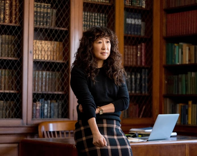 Sandra Oh in ‘The Chair’ - Credit: Eliza Morse / ©Netflix / Courtesy Everett Collection.