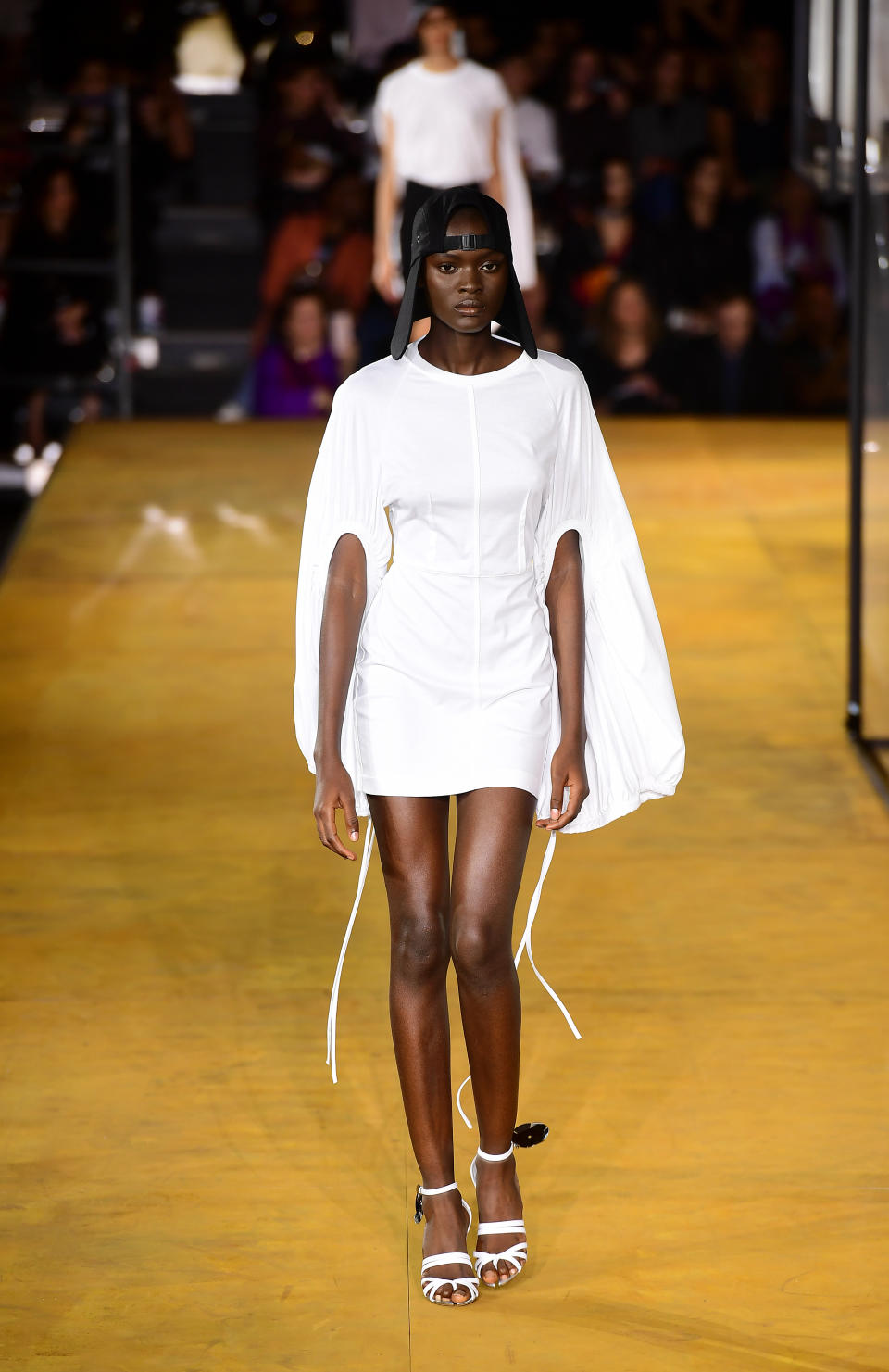 A model walks the Burberry SS20 catwalk. [Photo: PA]