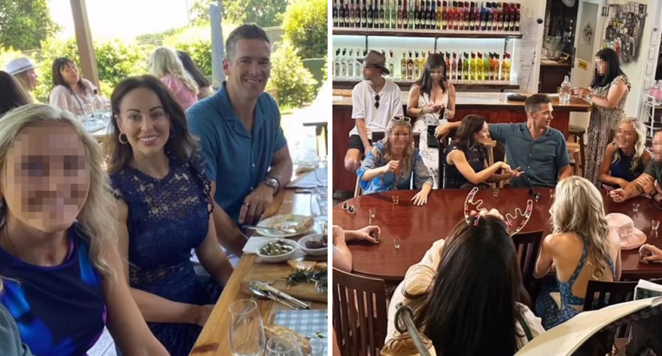 MAFS’ Jono attended Ellie’s work Christmas party in December. Photos: Instagram