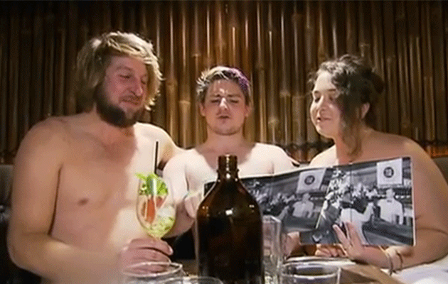 Australia's first nude restaurant last May was a success.