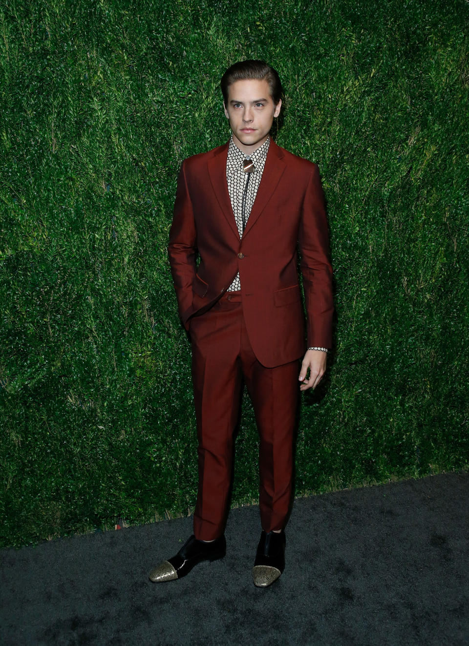 Dylan Sprouse at the CFDA / Vogue Fashion Fund 15th Anniversary Event in New York