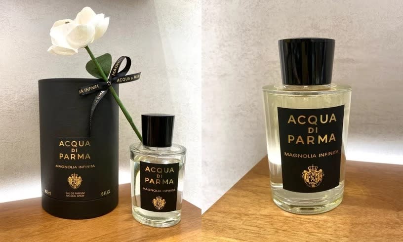 Acqua di Parma 無限木蘭淡香精 100ml，NT$8,400。圖片來源：美人圈