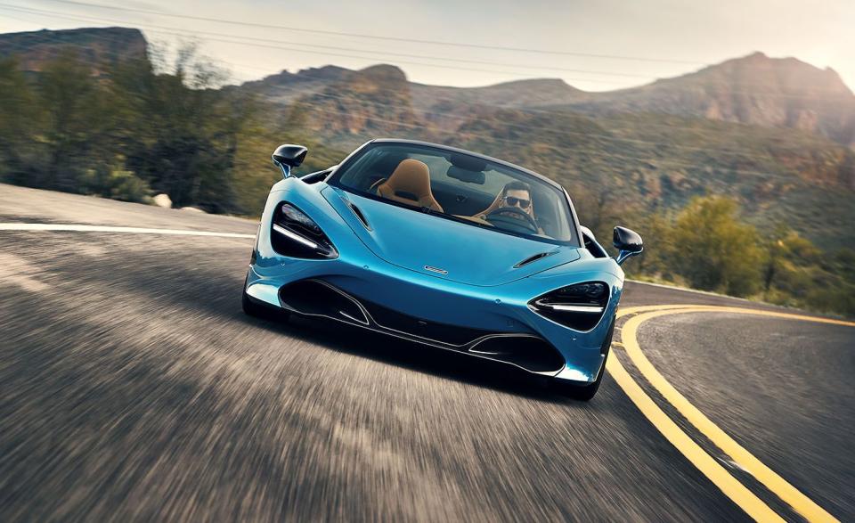 Convertible: 2019 McLaren 720S Spider: 99 dBA