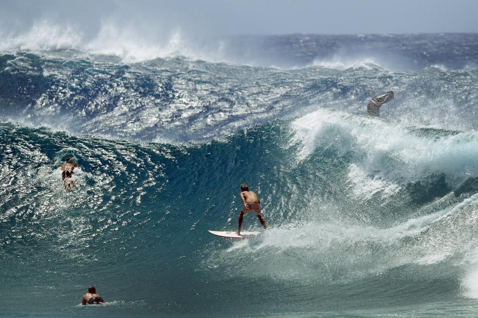 Huge swells and high tides are set to pummel south-east Queensland (EPA)