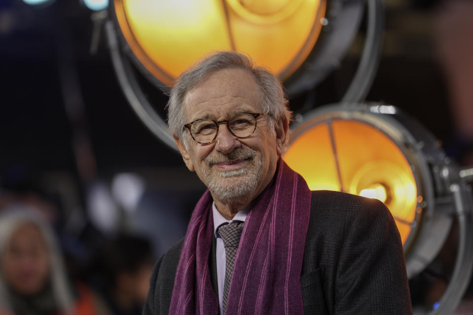 LONDON, ENGLAND - JANUARY 18: Steven Spielberg attends 