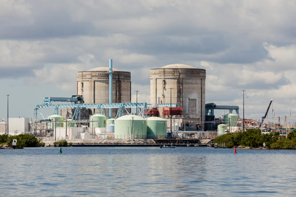 The Turkey Point plant is about 25 miles south of Miami on the coast of Biscayne Bay Miami, FL on September 7, 2022. (Alfonso Duran for NBC News)