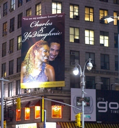 Jilted mistress LaVaughnie Wilkins bought billboard space in Times Square to humiliate her former lover, Charles Phillips