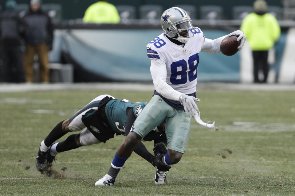 Dallas Cowboys receiver Dez Bryant in action against the Philadelphia Eagles last season. (AP)
