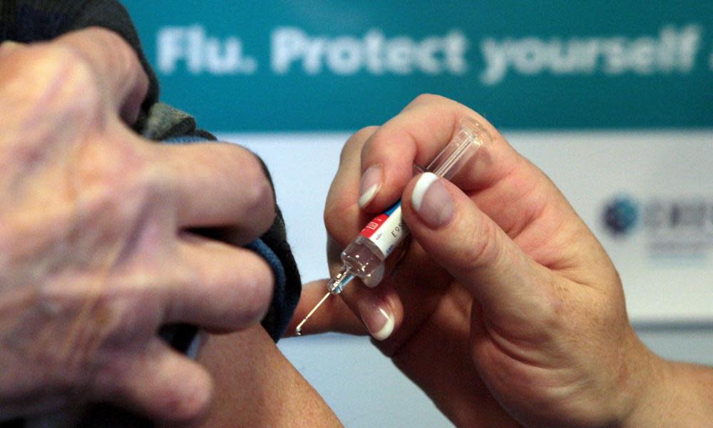 The NHS is offering the flu jab for free to 21 million people in England this winter.