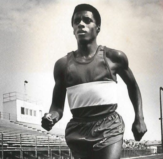 Bruce Harris graduated from Dover High School in 1985. He ran 1:49.4 in the 800 meters, Delaware's fastest time since 1984.