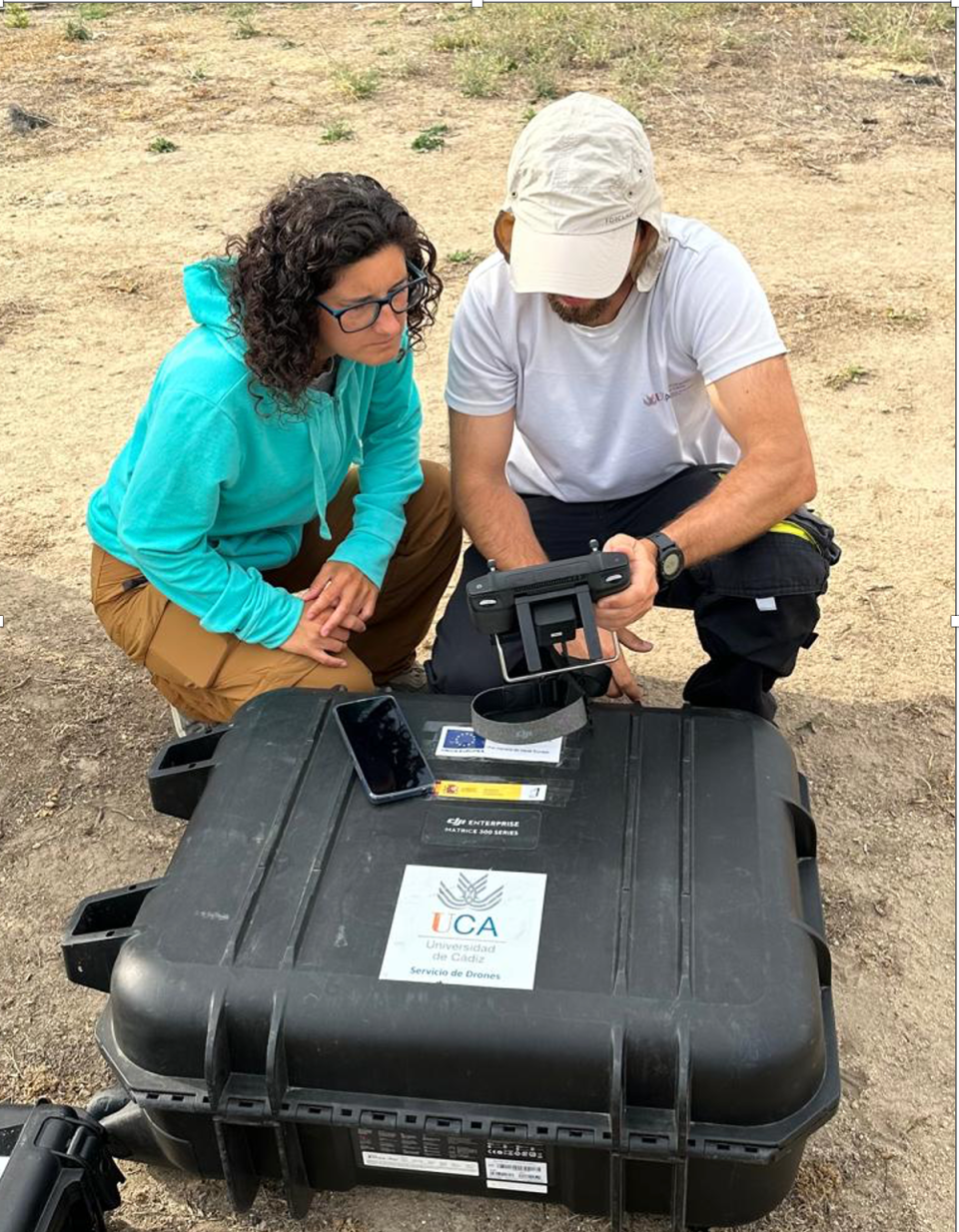 Professor Macarena Lara lead the excavation in El Cañuelo using cut-edge technology (Universidad de Cádiz)