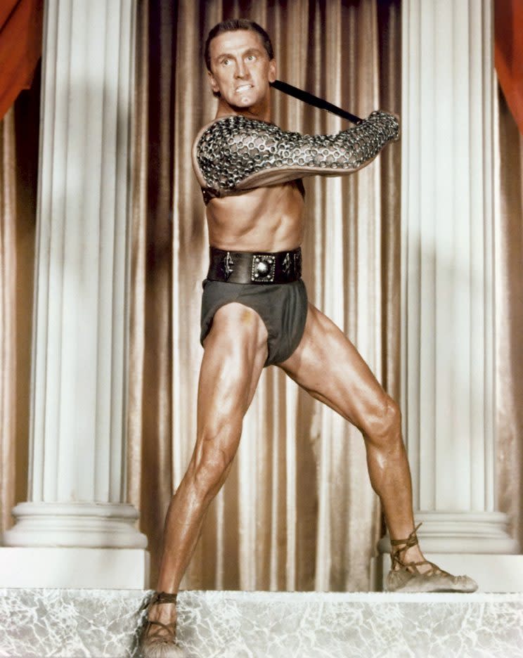 Kirk Douglas in 'Spartacus' (Photo: Everett Collection)