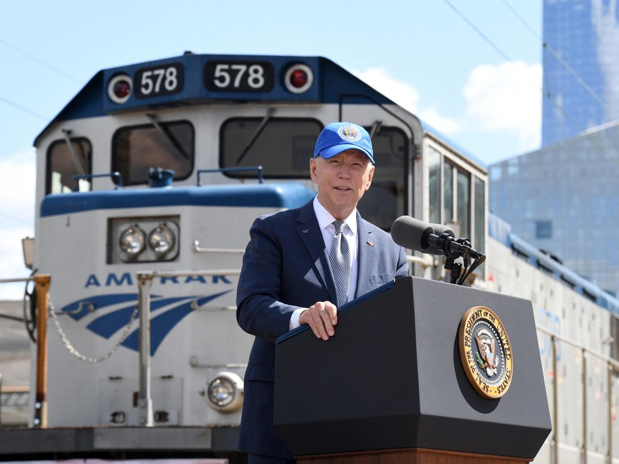 Biden, Amtrak
