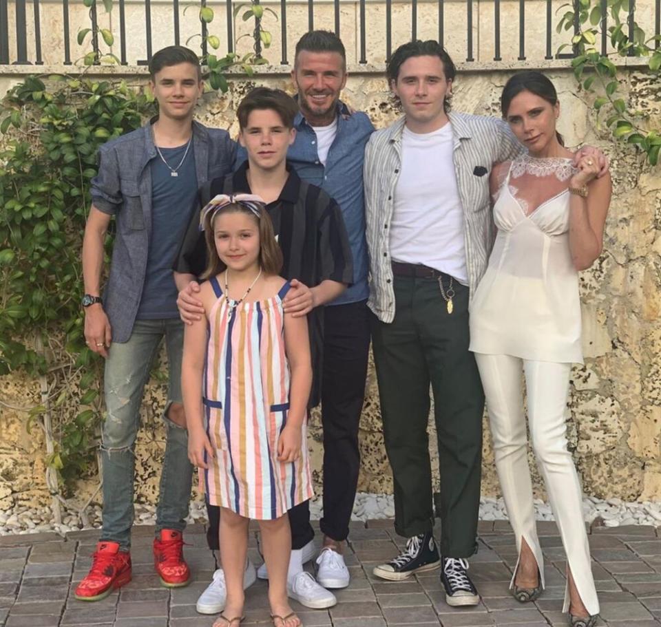 Beckham family | David Beckham/Instagram