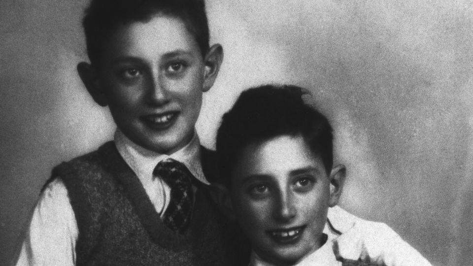 Henry Kissinger is shown at age 11 with his brother Walter, 10. - Bettmann Archive/Getty Images