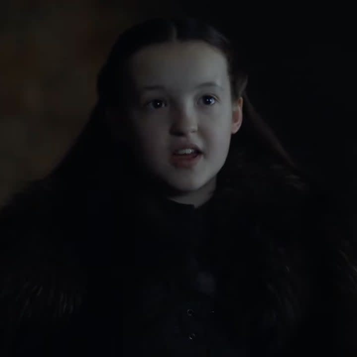 bella ramsey as lyanna in game of thrones