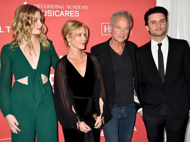 <p>Jeff Kravitz/FilmMagic</p> Stella Buckingham, Kristen Messner, Lindsey Buckingham, and William Gregory Buckingham attend MusiCares Person of the Year honoring Fleetwood Mac on January 26, 2018 in New York City.