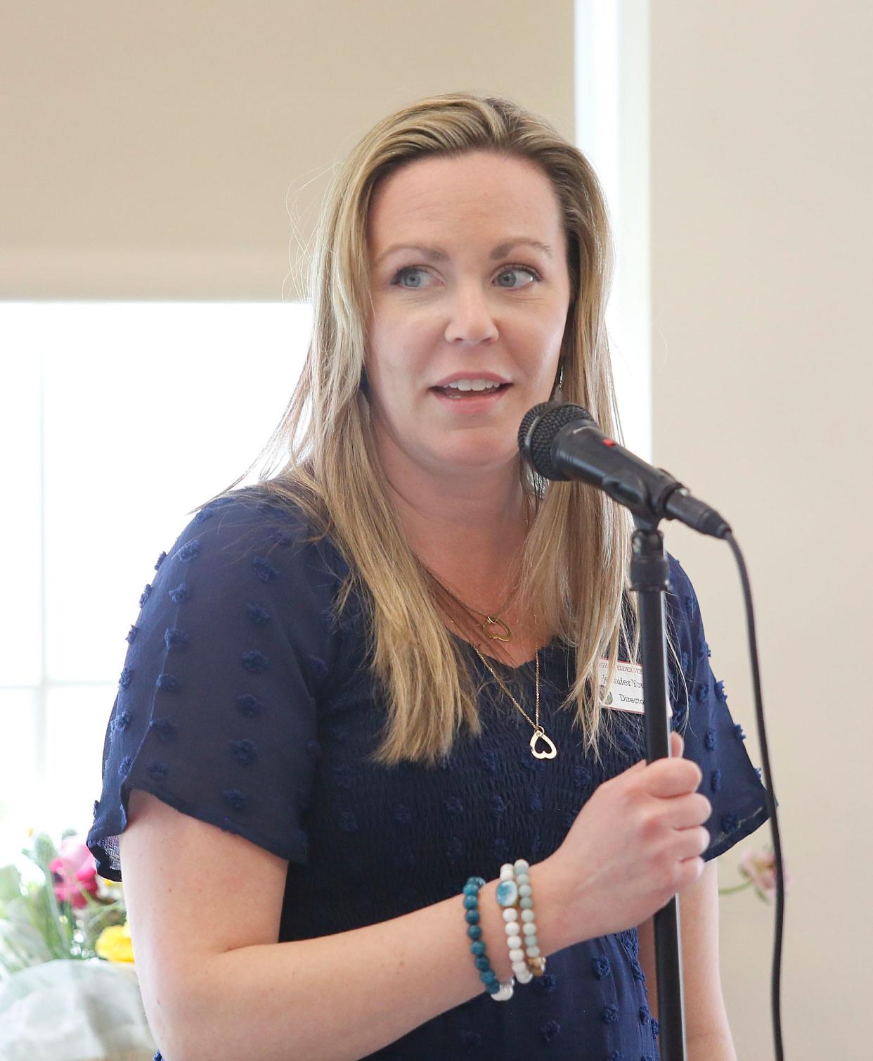 In April, 2023, Hingham senior center director Jennifer Young commended the volunteers and their hard work. Volunteers were celebrated over lunch at the center on Tuesday April 11, 2023