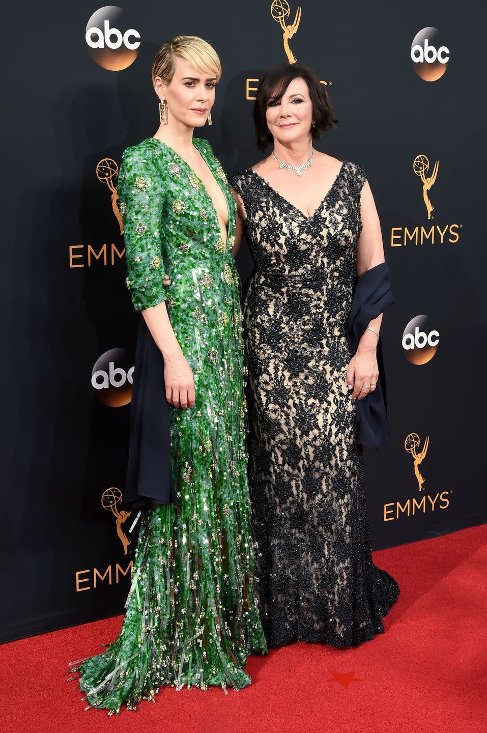 Sarah Paulson and Marcia Clark